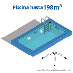 Piscina hasta 198.000 lts Full