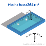Piscina hasta 264.000 lts Full