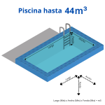Piscina hasta 44.000 lts