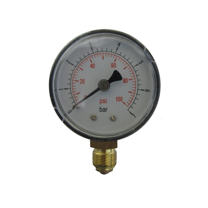 Manómetro 0 - 7 bar (100 psi) carcasa plástica