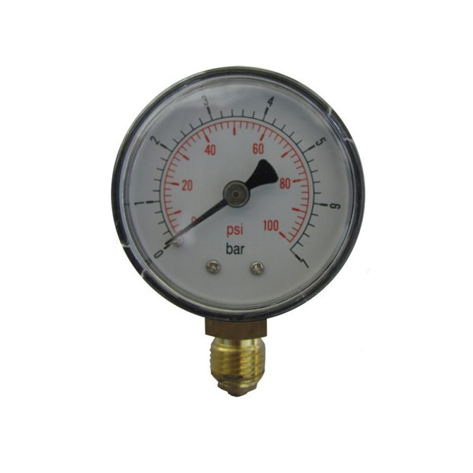 Manómetro 0 - 2 bar (30 psi) carcasa plástica