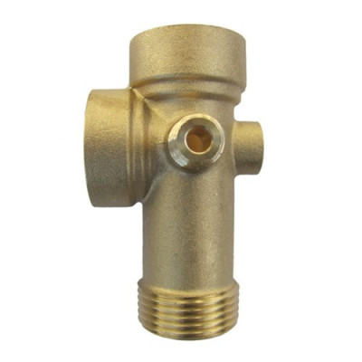 Unión bronce 5 vías. 90 mm